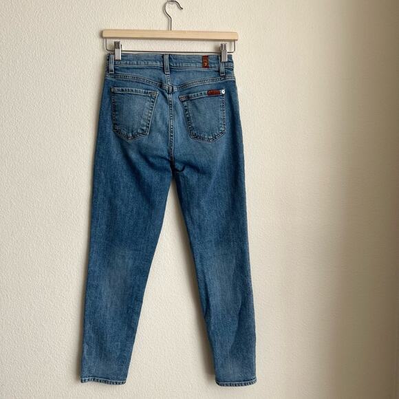 7 for all mankind blue jeans size 26 - Picture 3 of 7